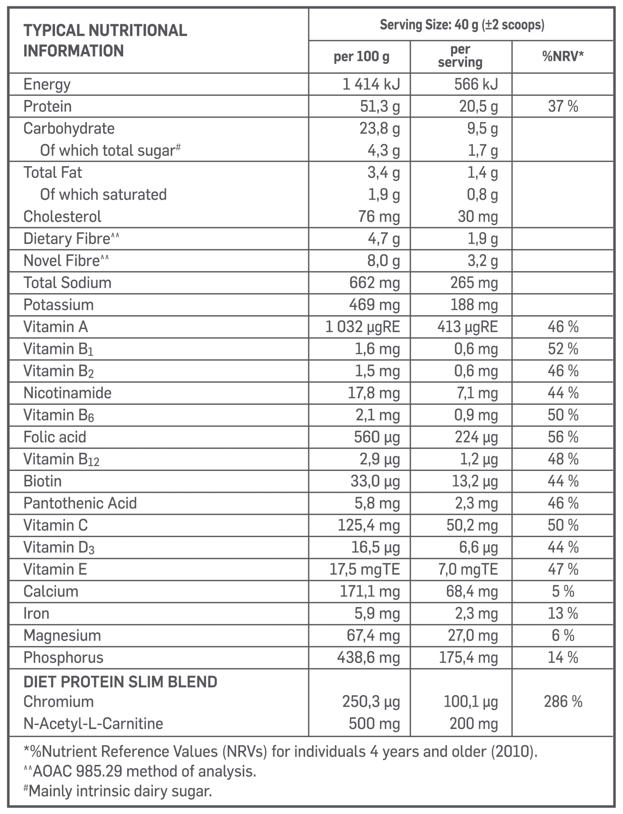 Diet Protein Chocolate Nutritable, 400g
