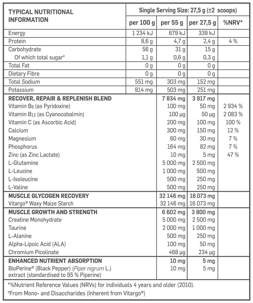 Rage Ultra Fuel Tutti Fruity Nutritable