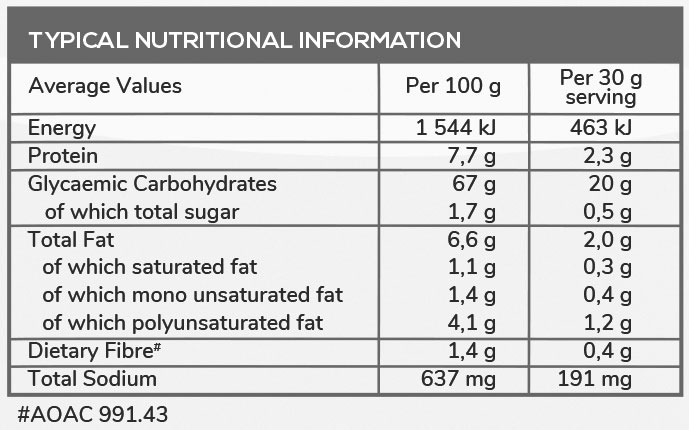 Lifestyle Food Mini Rice Cakes Cream & Chives 30g Nutritable