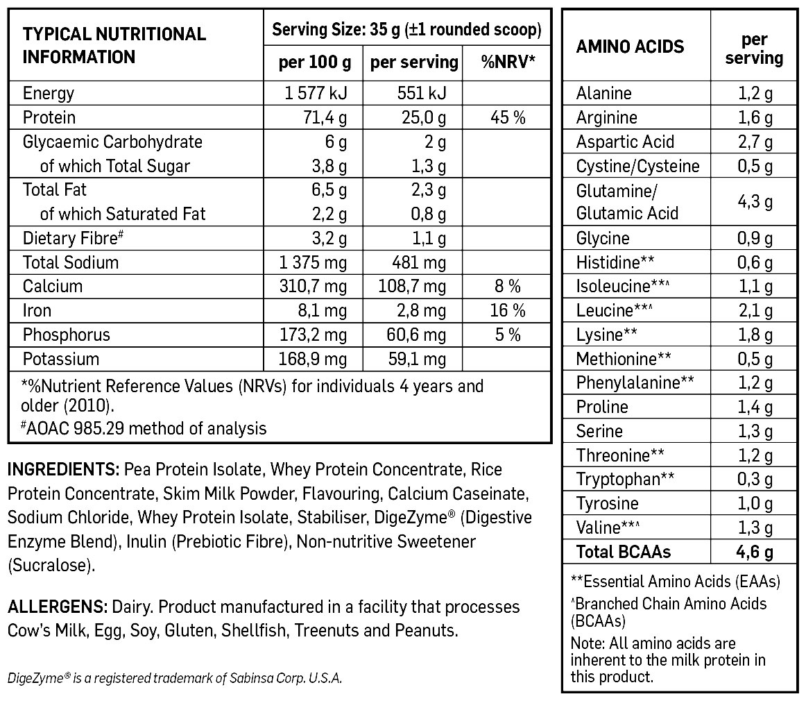 Complete Whey Vanilla Nutritable