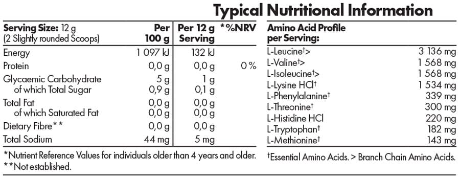 Weider Premium EAA Powder Orange 300g Nutritable