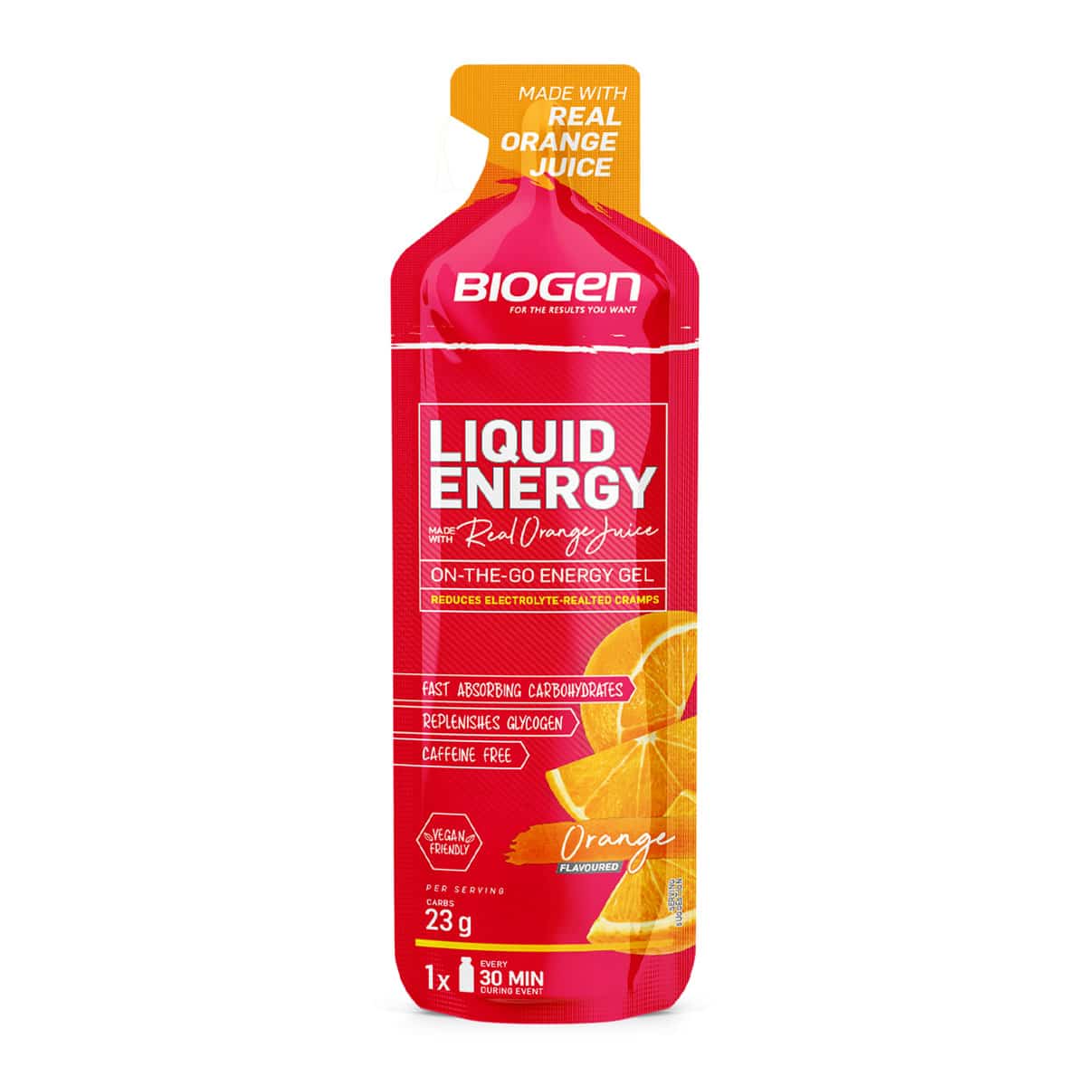 Biogen Liquid Energy Gel Orange - 60ml