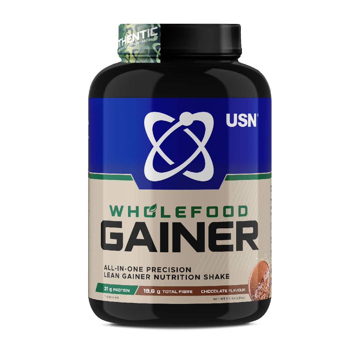 USN Wholefood Gainer Chocolate - 2.5kg