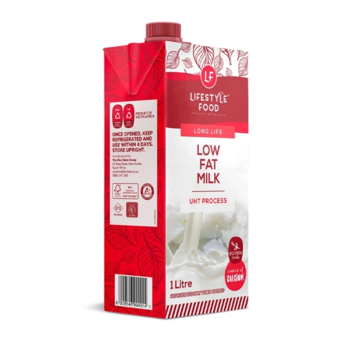 Lifestyle Food Long Life Low Fat Milk - 1 Litre