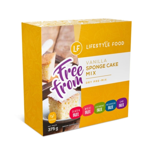Lifestyle Food Gluten Free Vanilla Sponge Cake Mix - 375g