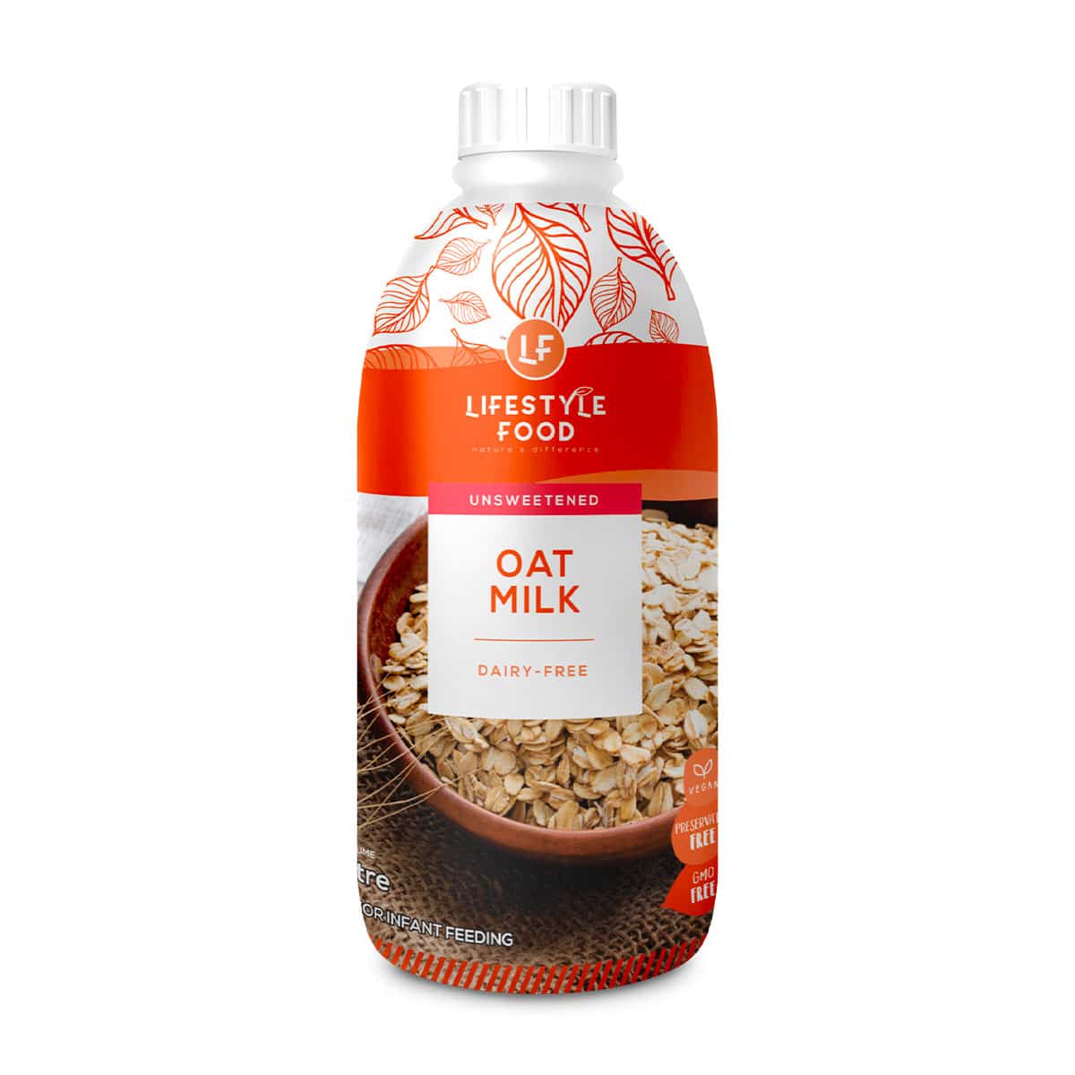 Lifestyle Food Unsweetened Oat Milk - 1 Litre