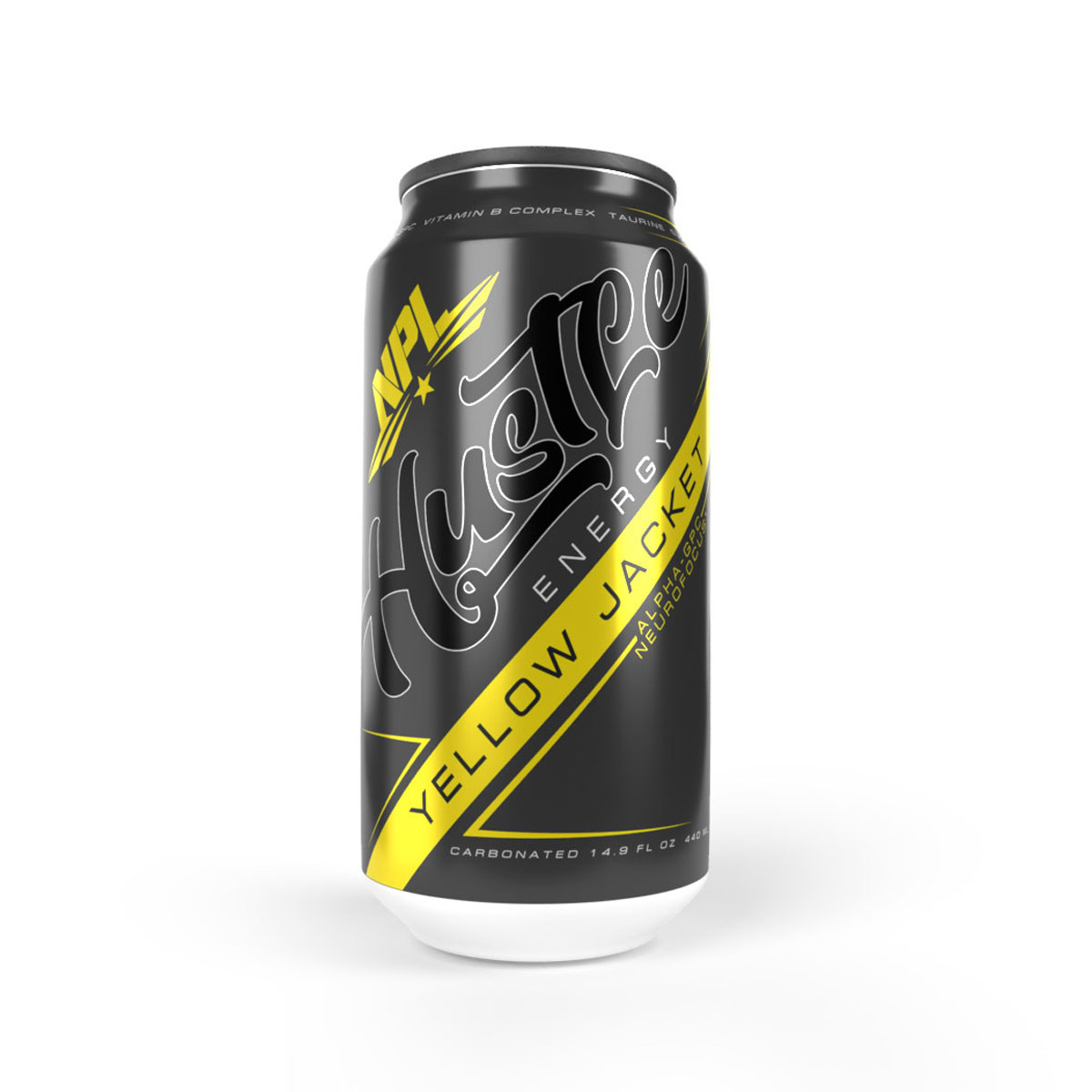 NPL Hustle Energy Drink Yellow Jacket - 440ml