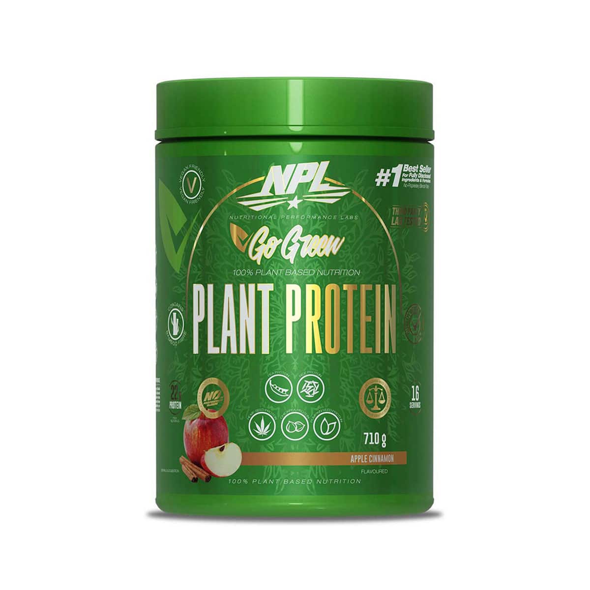 NPL Plant Protein Apple Cinnamon - 710g