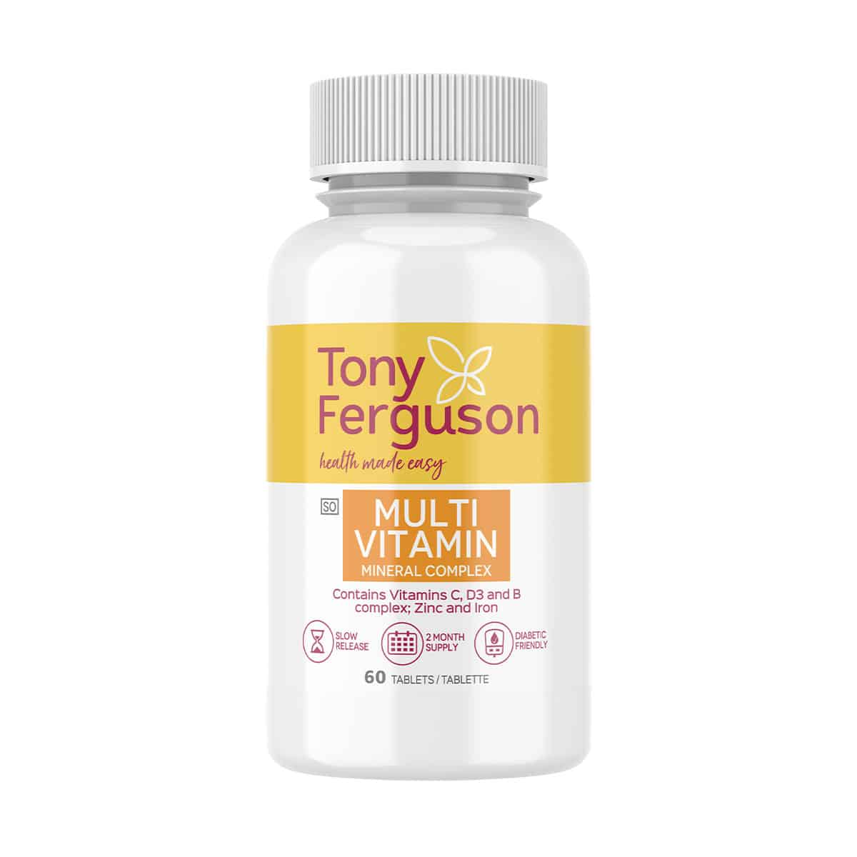 Tony Ferguson Multivitamin Mineral Complex - 60s