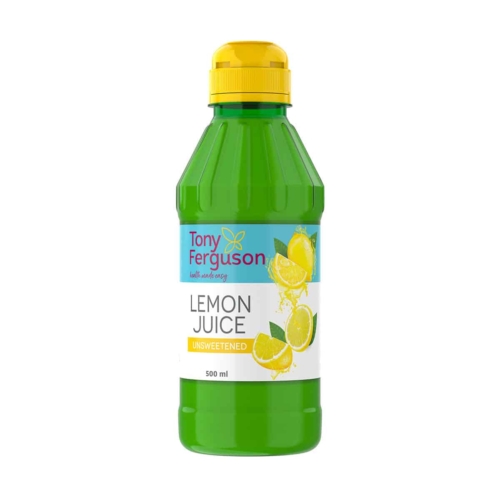 Tony Ferguson Lemon Juice Unsweetened - 500ml