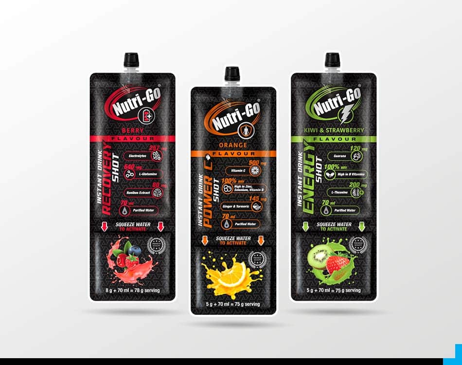 Enjoy optimal nutrition on-the-go Nutri-Go